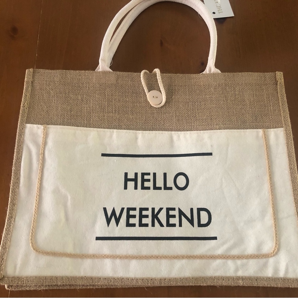 Brand New “Hello Weekend” Tote